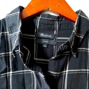 Madewell button down plaid shirt